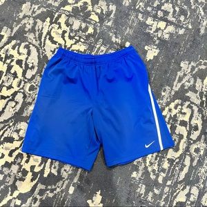 Nike Blue White Running Shorts Size Large